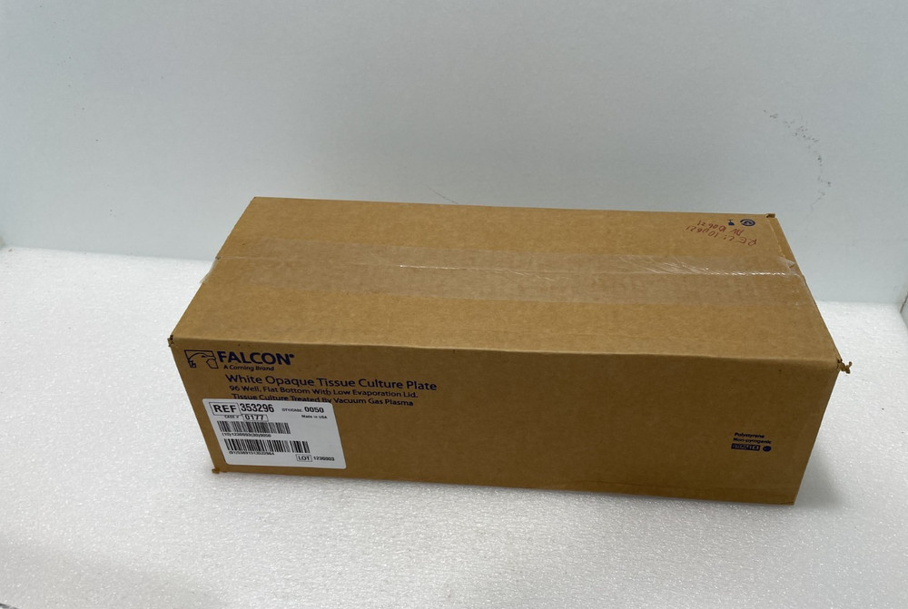 Falcon 353296 96-well Flat Bottom NEW