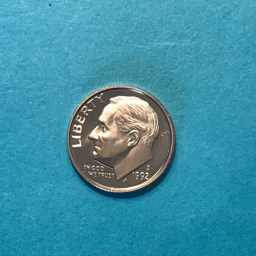 1992 S  Roosevelt  Proof Dime     FREE SHIP