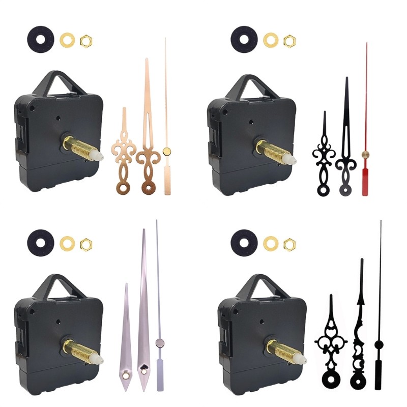 Precise Long Shaft Clock Mechanism Replacement Set for DIY Enthusiasts