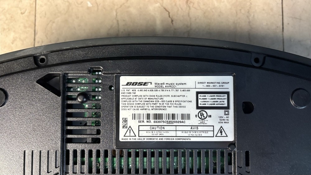 Bose AWRCC1 Wave Music System & Remote!*GREAT!*