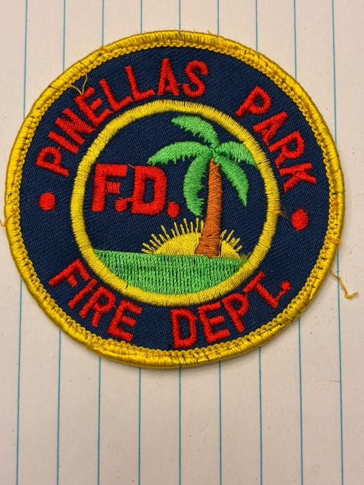 Pinellas Park FL Fire Department patch. Free Shipping