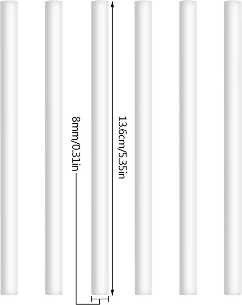 5.35'' Replacement Cotton Wicks - 24 pcs for Mini Humidifiers & Air Diffusers