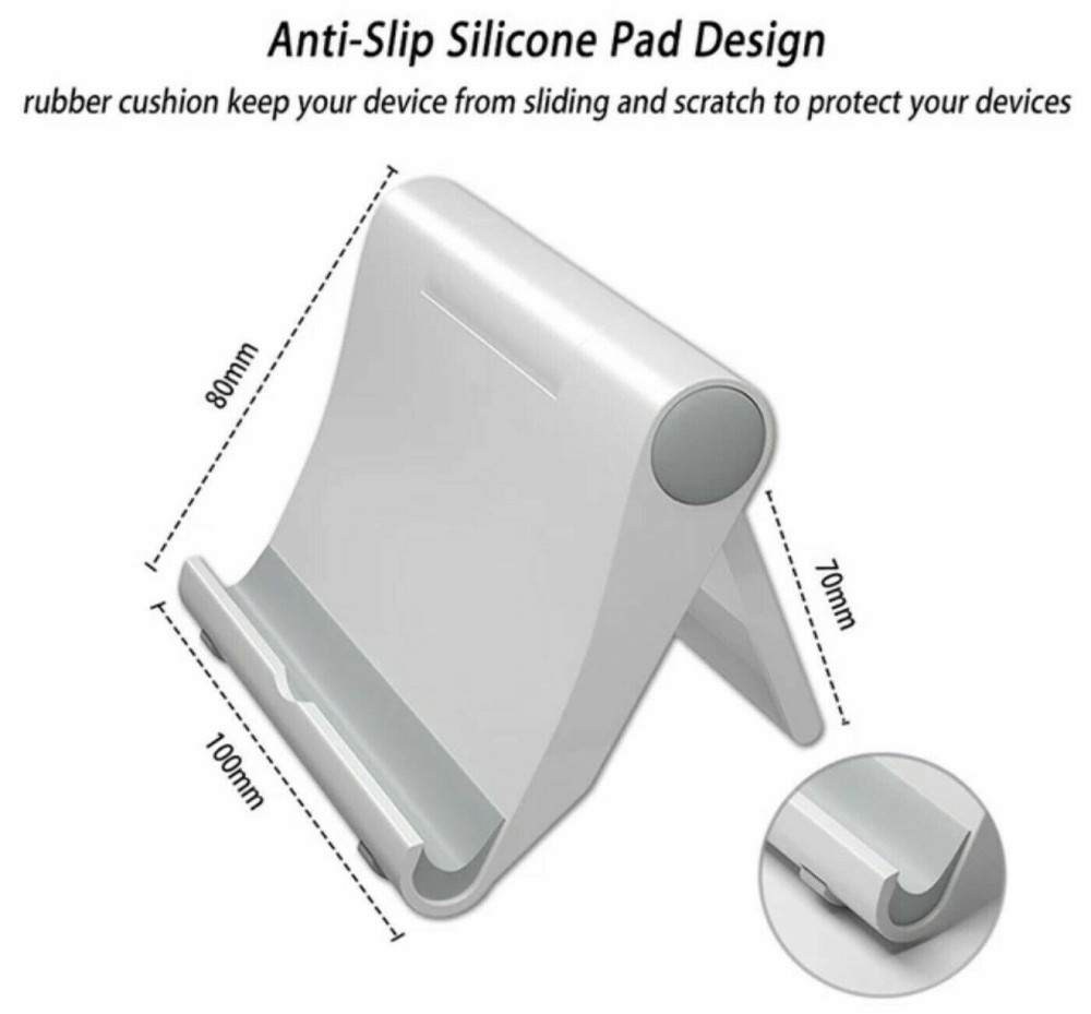 US 2 Pack Universal Cell Phone Stand Holder Foldable Desk Table Mount Adjustable