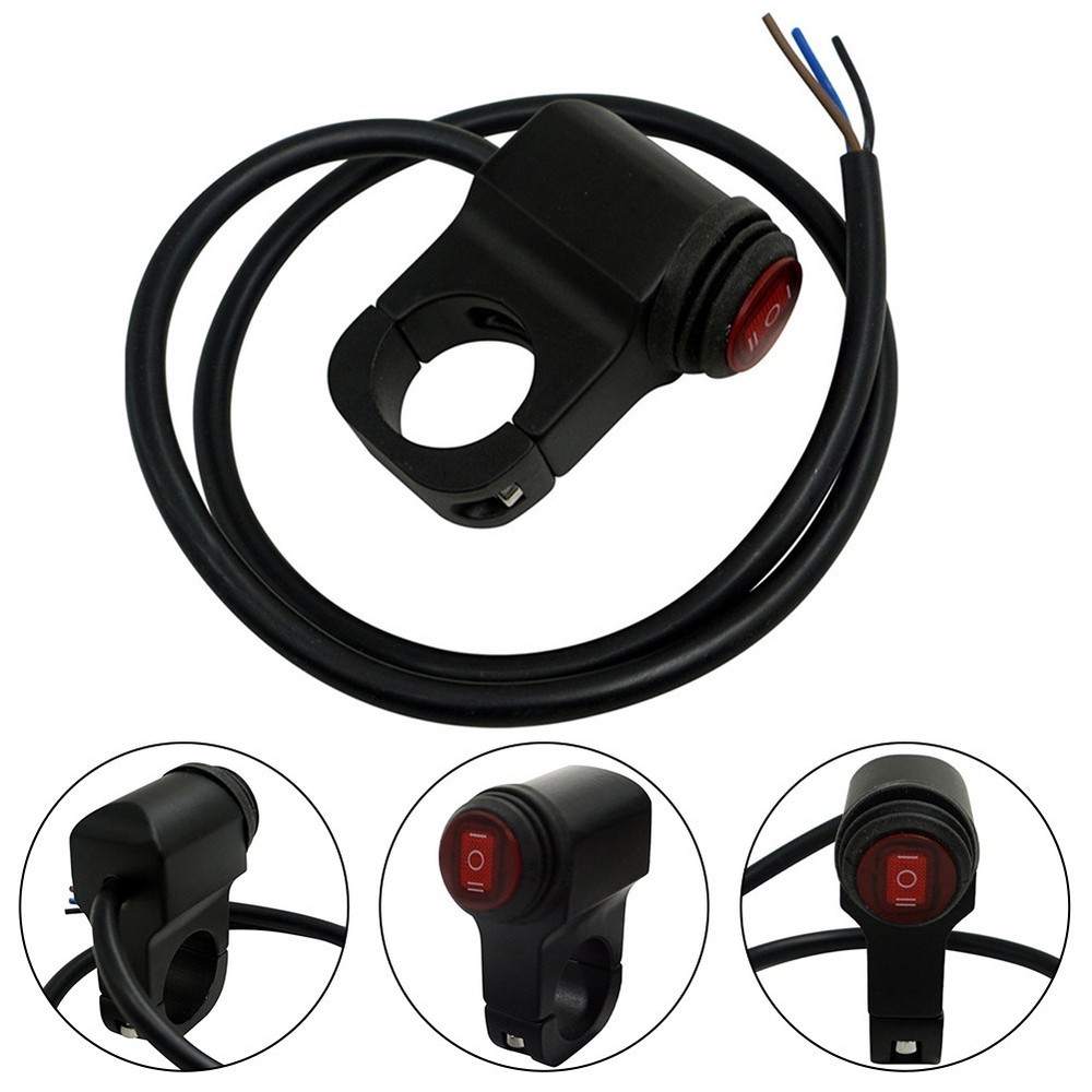Compact Design Motorcycle Light Control Switch with Waterproof Feature