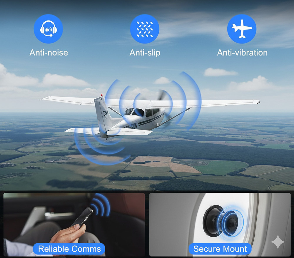 Starlink Mini Secure Suction Cup Mount and 10FT USB-C to DC Cable