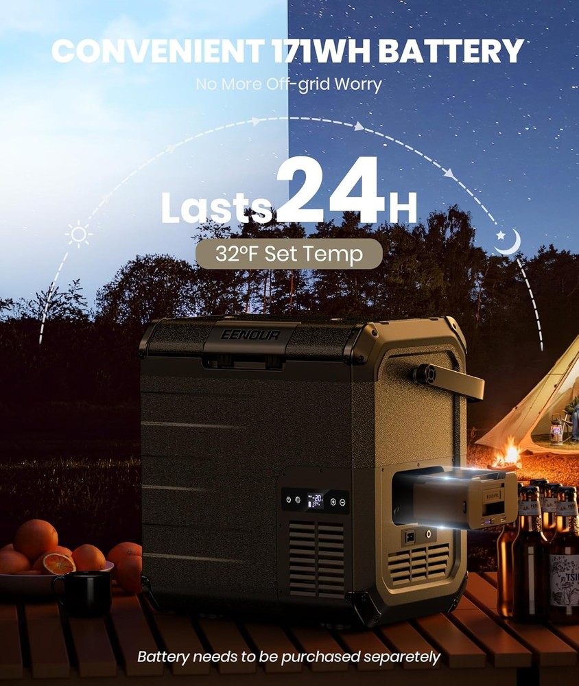 12V Compressor Freezer 70L Silver