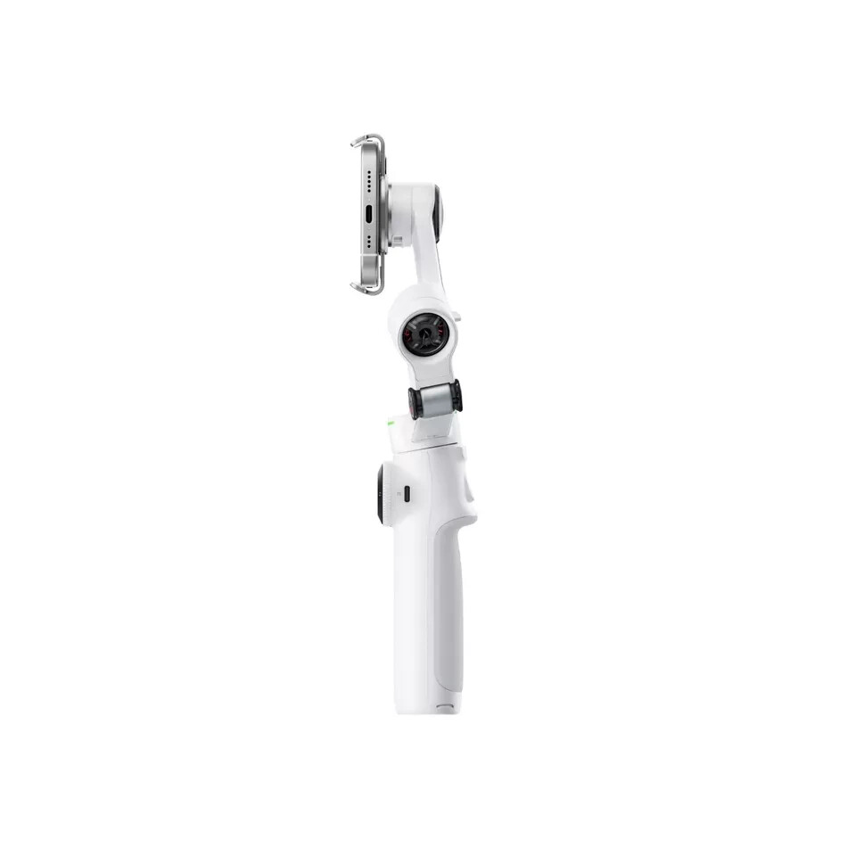 Insta360 Flow 2 Pro White AI Smartphone Selfie Stick Tripod Stabilizer Tracking