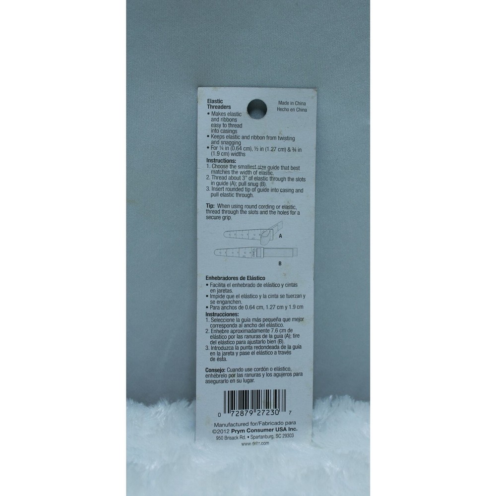 Dritz 9300 Elastic Threaders, 1/4, 1/2, 3/4-Inch Size