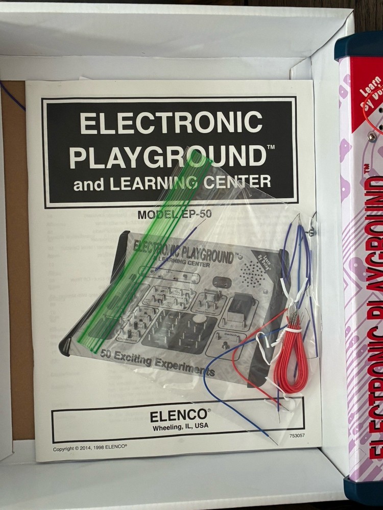 Elenco Electronic Playground & Learning Center 50 Experiments Complete Tested