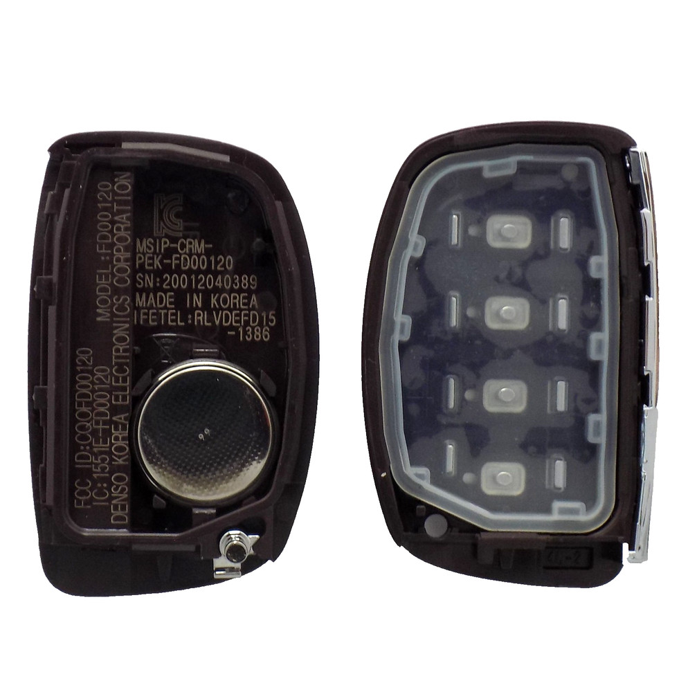 OEM 2015-2019 HYUNDAI SONATA 4 BUTTON REMOTE KEY FOB CASE SHELL REPLACEMENT
