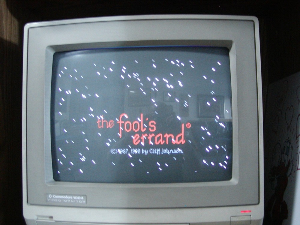 Commodore Amiga FOOL's ERRAND , (2) Original Master with Manual, Code Wheel +.