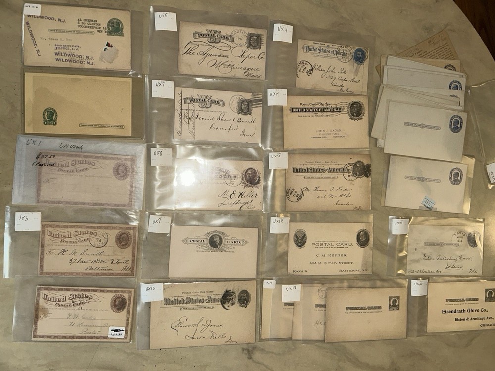 Used And Unused Postcards