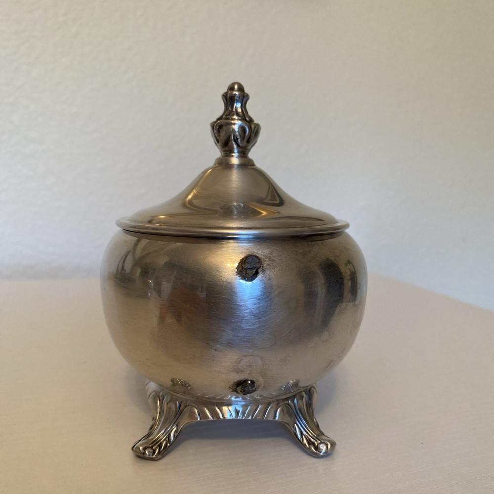 Vintage Silverplate Sugar & Creamer Set Footed – Replacement