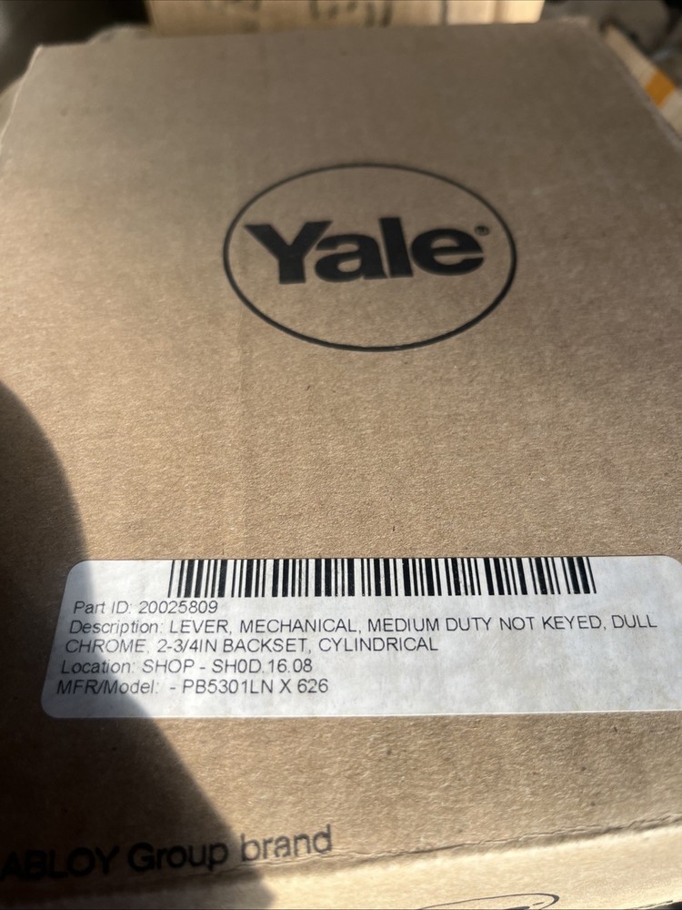 NOS Yale PB5301LN-626 Passage Function Cylindrical