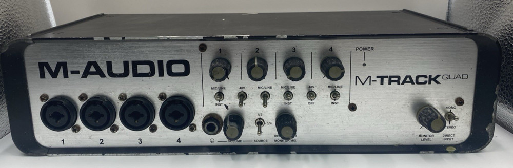 M-Audio M Track Quad Digital Audio Interface - UNTESTED FOR PARTS