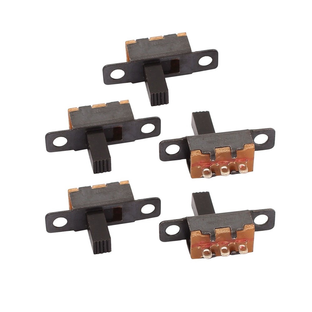 5 Pcs 2 Position 3P SPDT Toggle Slide Switch for DIY Making Model