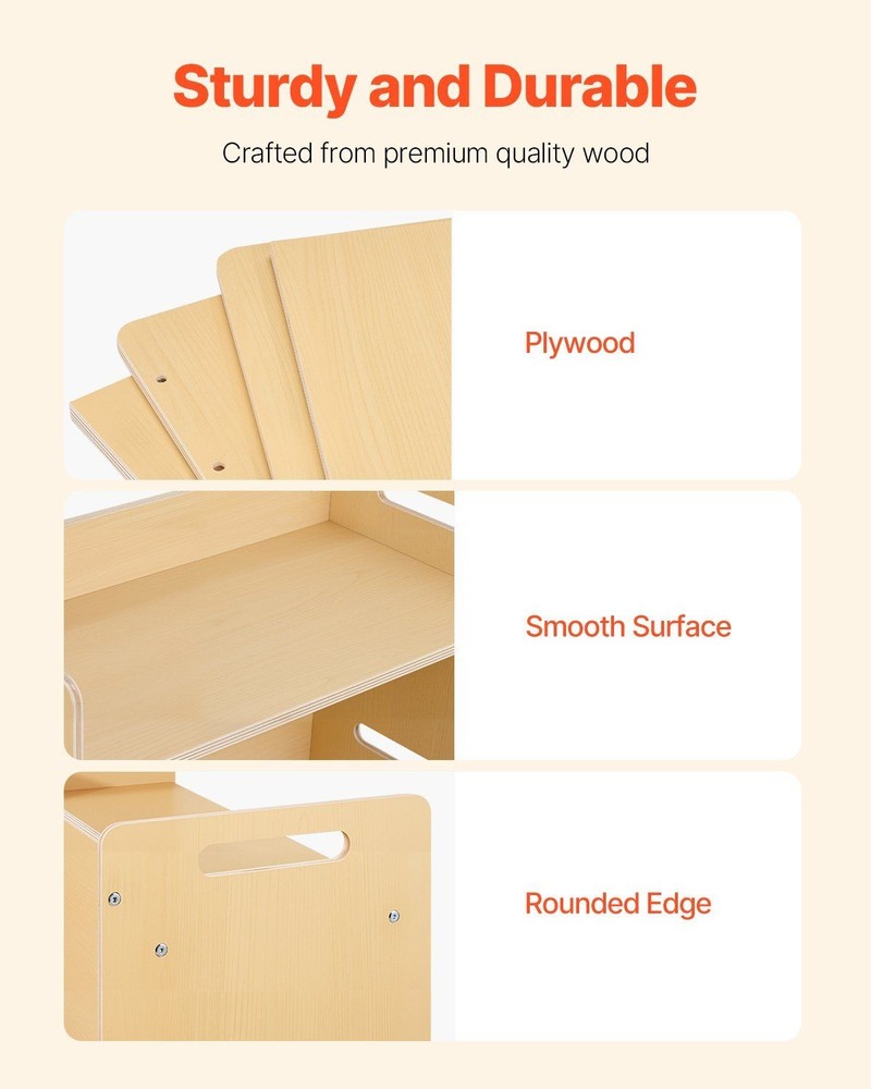 Multi-Use Child Desk with 2 Chairs Convertible Functionality Strong