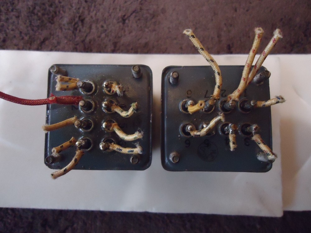 ADC A8018 PAIR NAVY MILITARY SPEC INTERSTAGE TRANSFORMERS, DCR TEST SHOWN