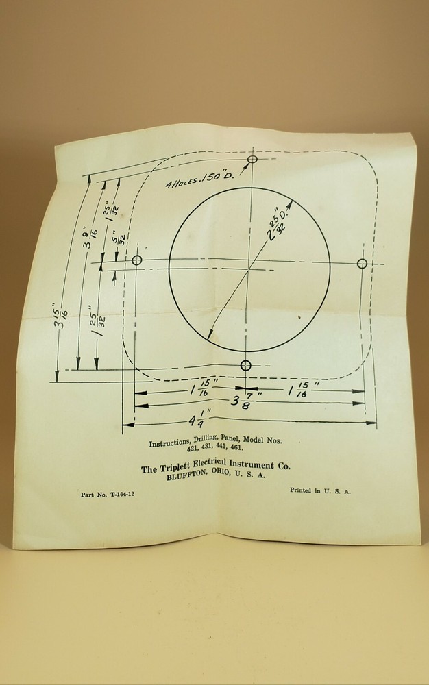 421-A Triplett Microamperes Gauge