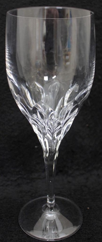 Gorham Crystal Diamond Clear Goblet Pulled Stem Base