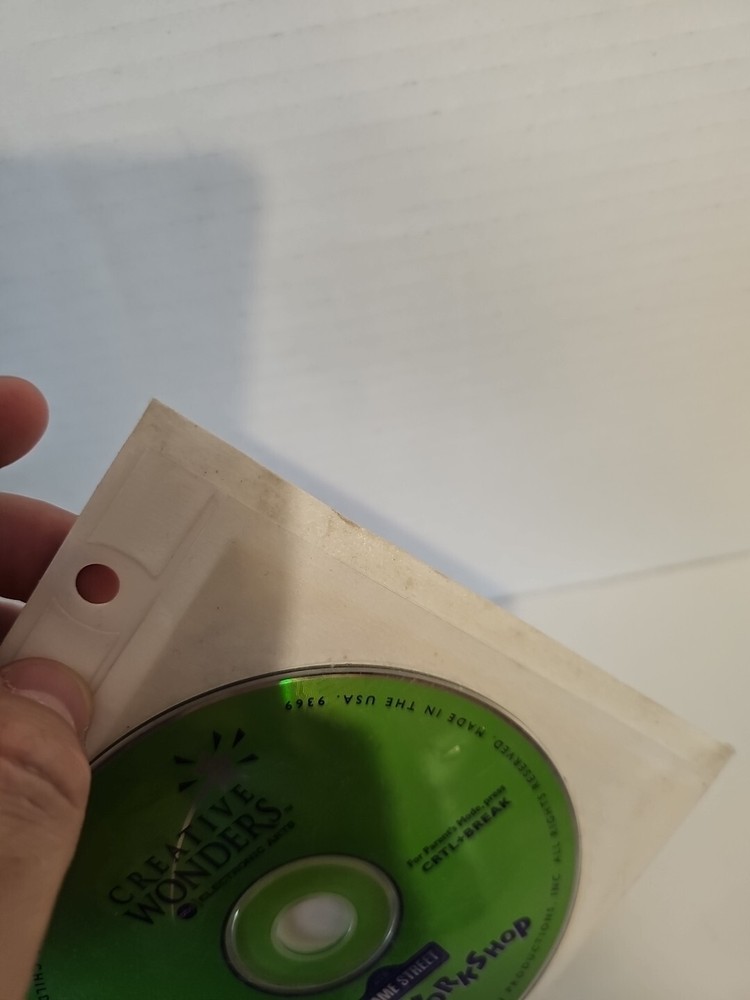 Seasame Street Art Workshop Users Guide CD ROM