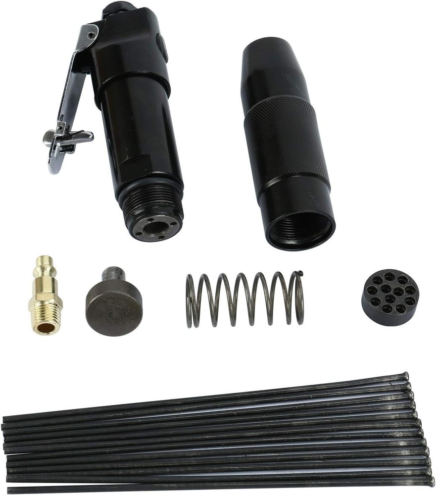 4000BPM Compact Air Needle Scaler Powered Pneumatic Rust Paint Weld Removal Tool