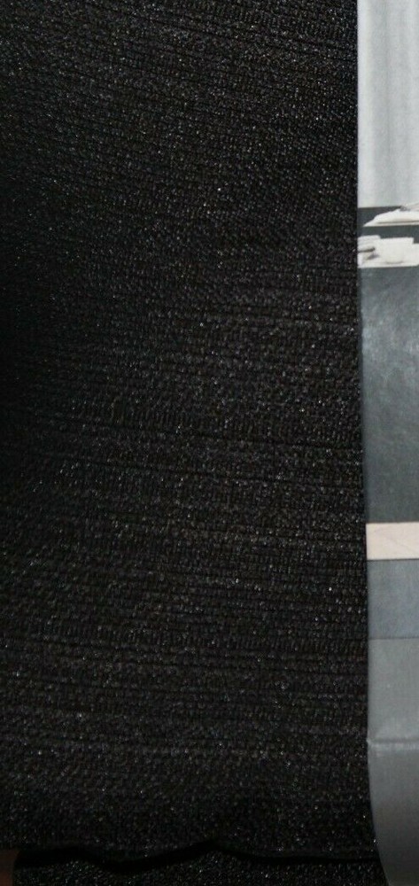 Essential Home Solid Black 70" Round Fabric Tablecloth