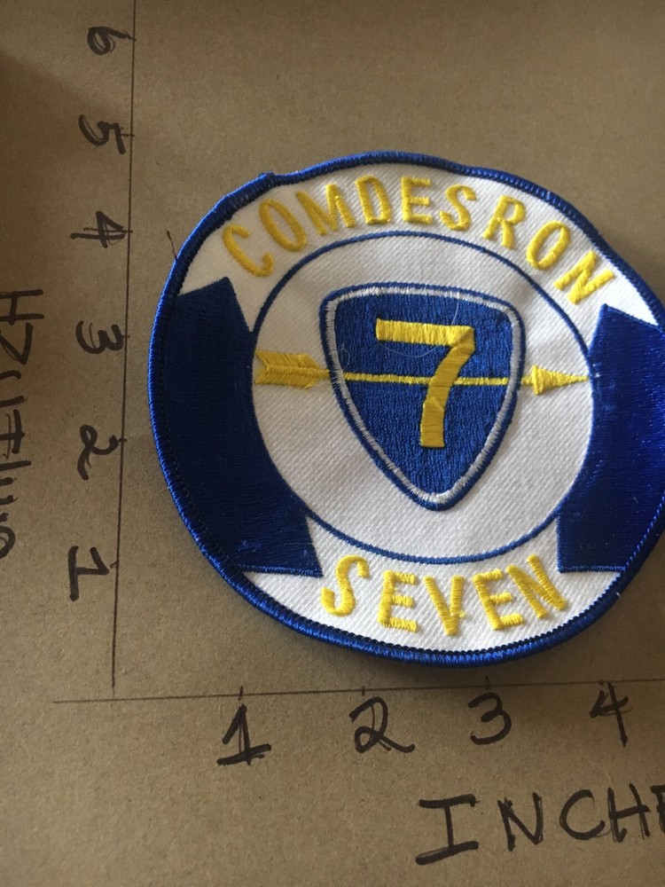US Navy COMDESRON Seven Destroyer Squadron 7 patch 4/22/25