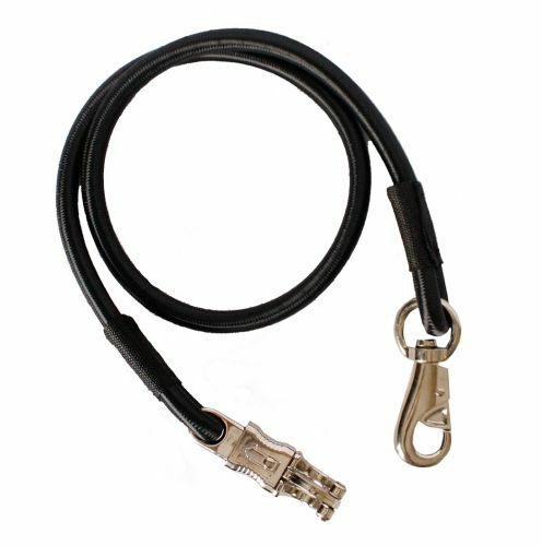 Pair of (2) 48" Bungee Bungie Cross Ties Horse Trailer Quick Release BLACK 52985