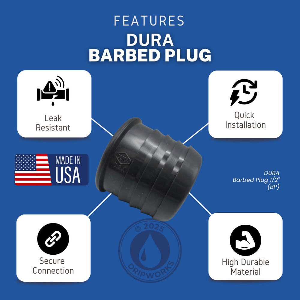 5 Pack Barbed Plug 2"