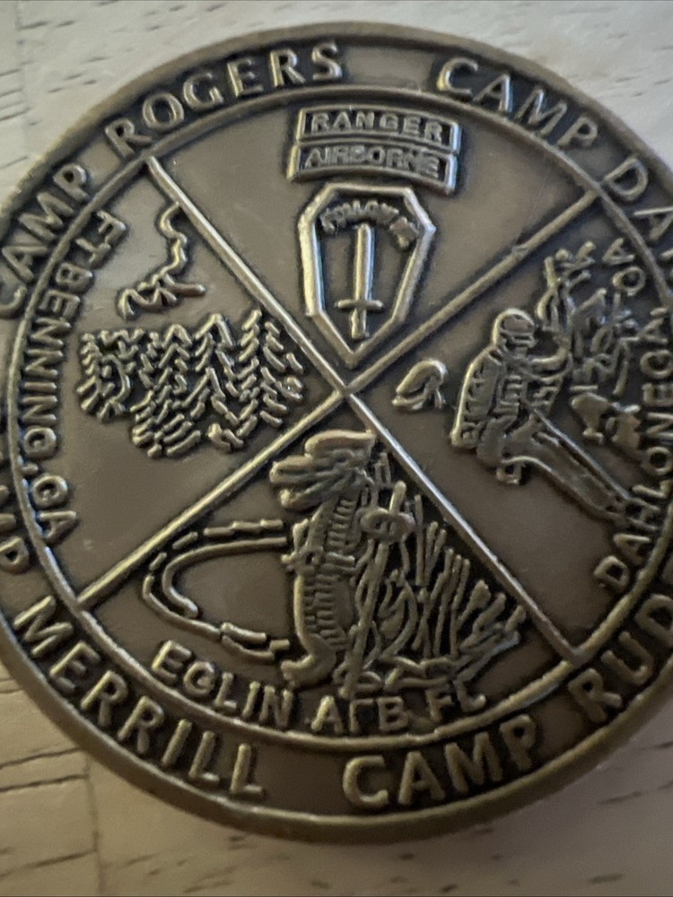 Ranger Training Brigade Bronze Army Challenge Coin