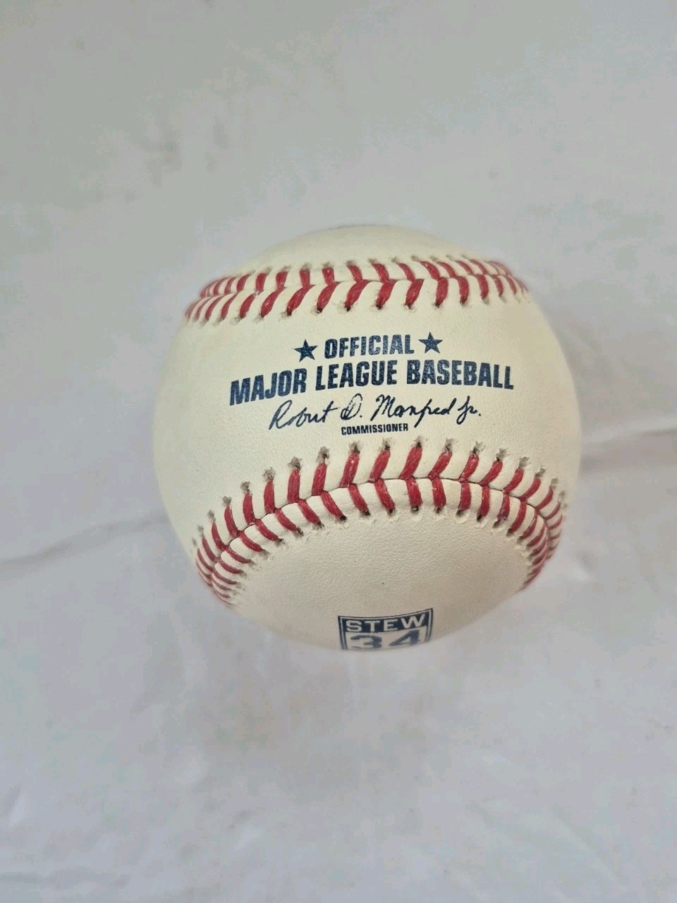 Stew 34 Major League Baseball Rawlings Spalding Leather Commemorative MLB Rare