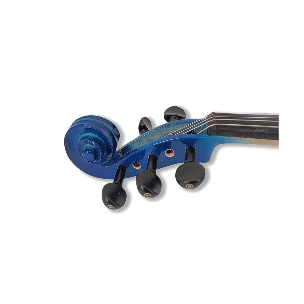 5 Strings Electric Viola 16 inch Full Size Solid Wood Ebony Accessories with ...