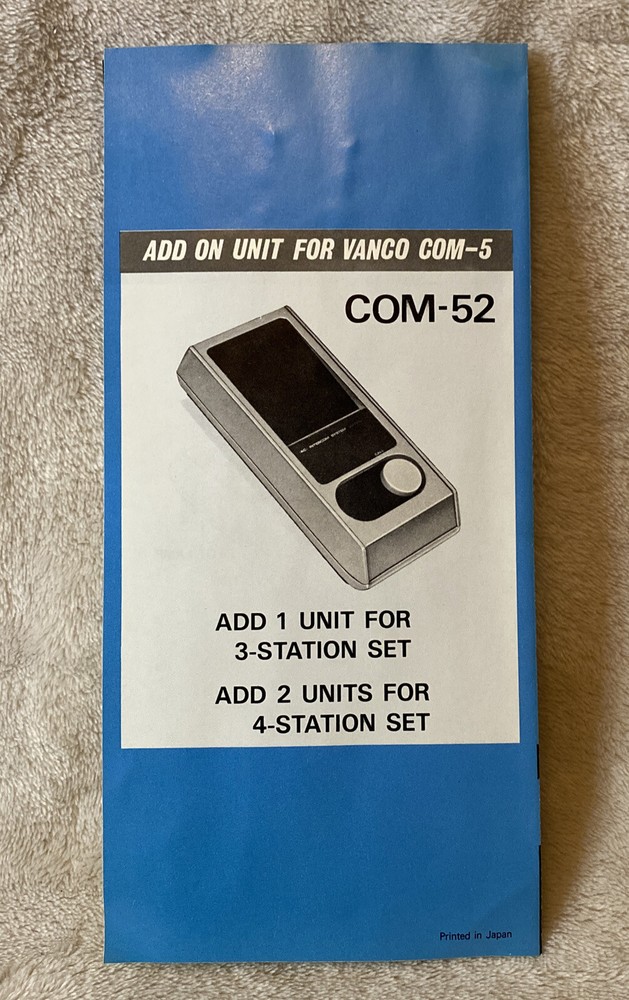 Vintage NOS VANCO AC 2-Station Intercom System in Orignal Packaging