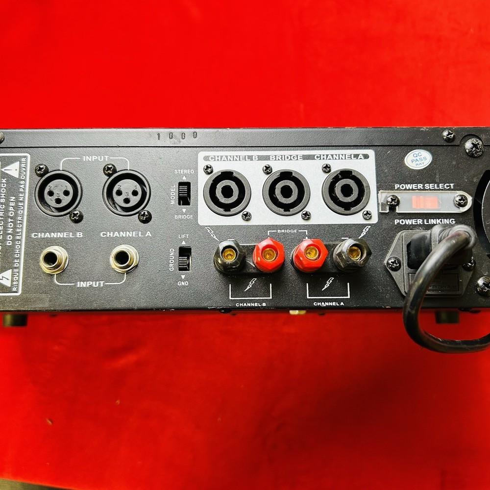 Pyle Professional Power Amplifier PTA1000 Tested