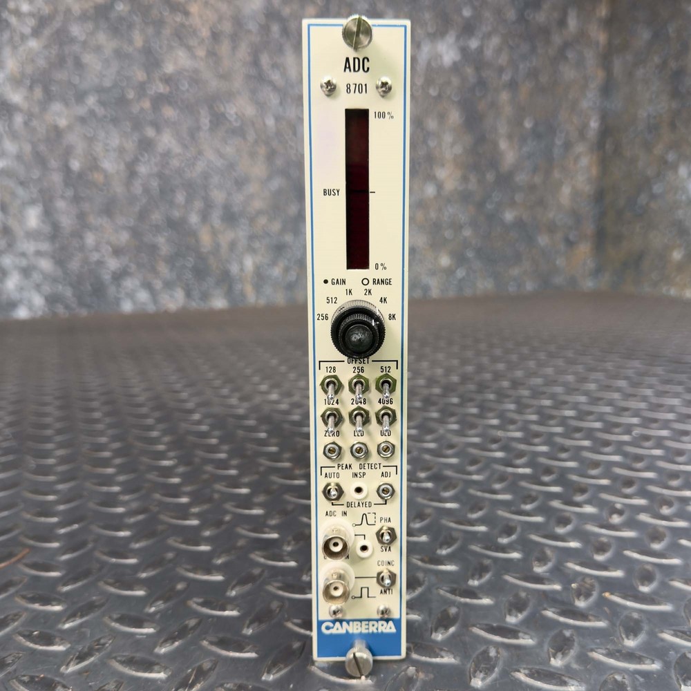 NIM BIN Module Canberra 8701 ADC Analog to Digital Converter