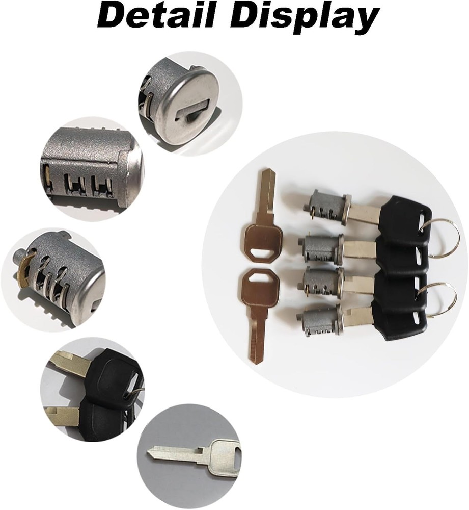 Complete 4 Lock Core Kit for Yakima Roof Rack - Universal Locking Solution