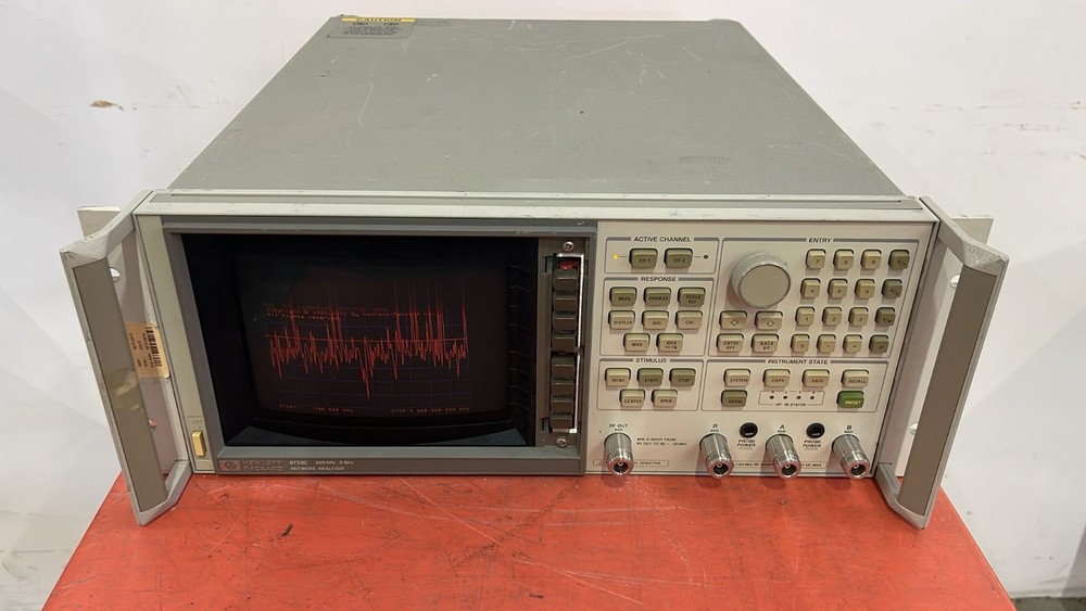 Hewlett Packard HP 8753C RF Network Analyzer 300kHz–3GHz **AS IS