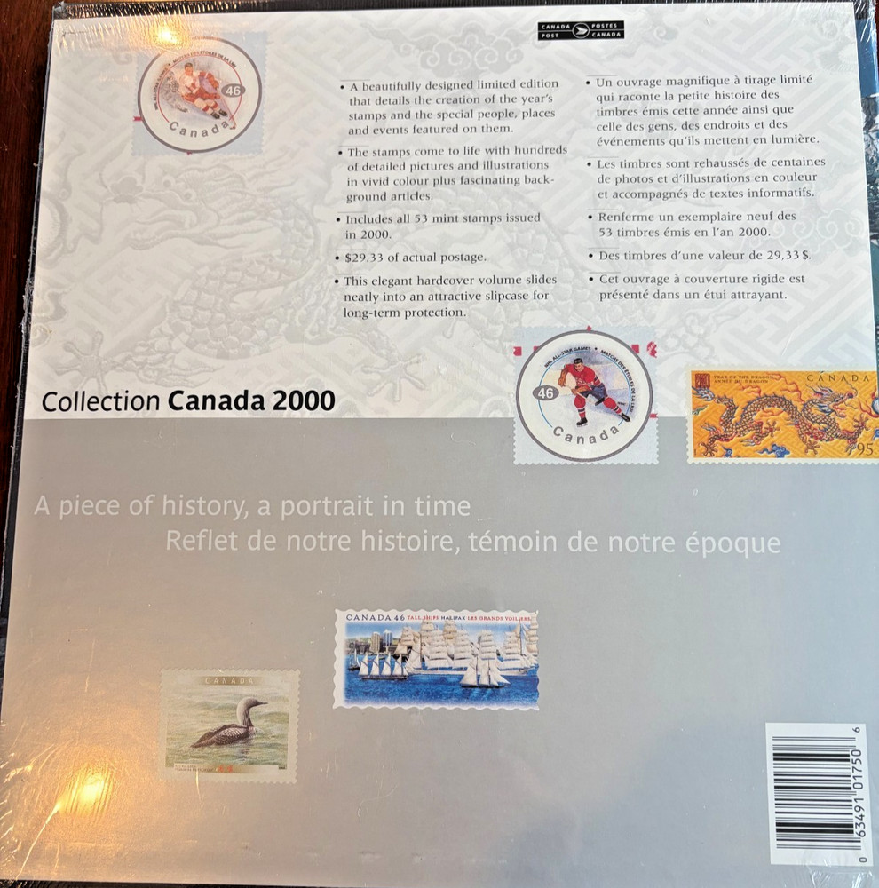 2000 Canada Stamp Collection, Sealed