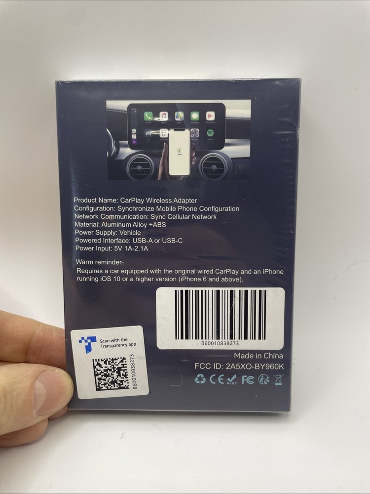 Wireless AR Car Play Adapter BY960H