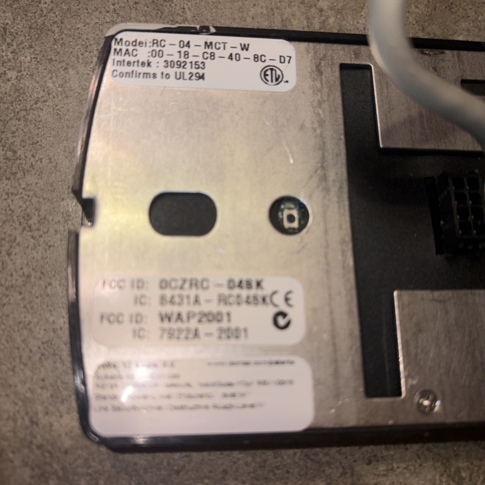 Isonas RC-04-MCT-W Pure IP Reader Controller. With bracket.