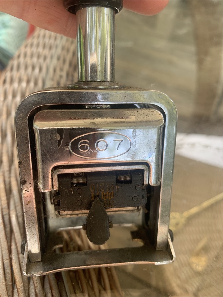 Bostitch Model 607 Numbering Machine