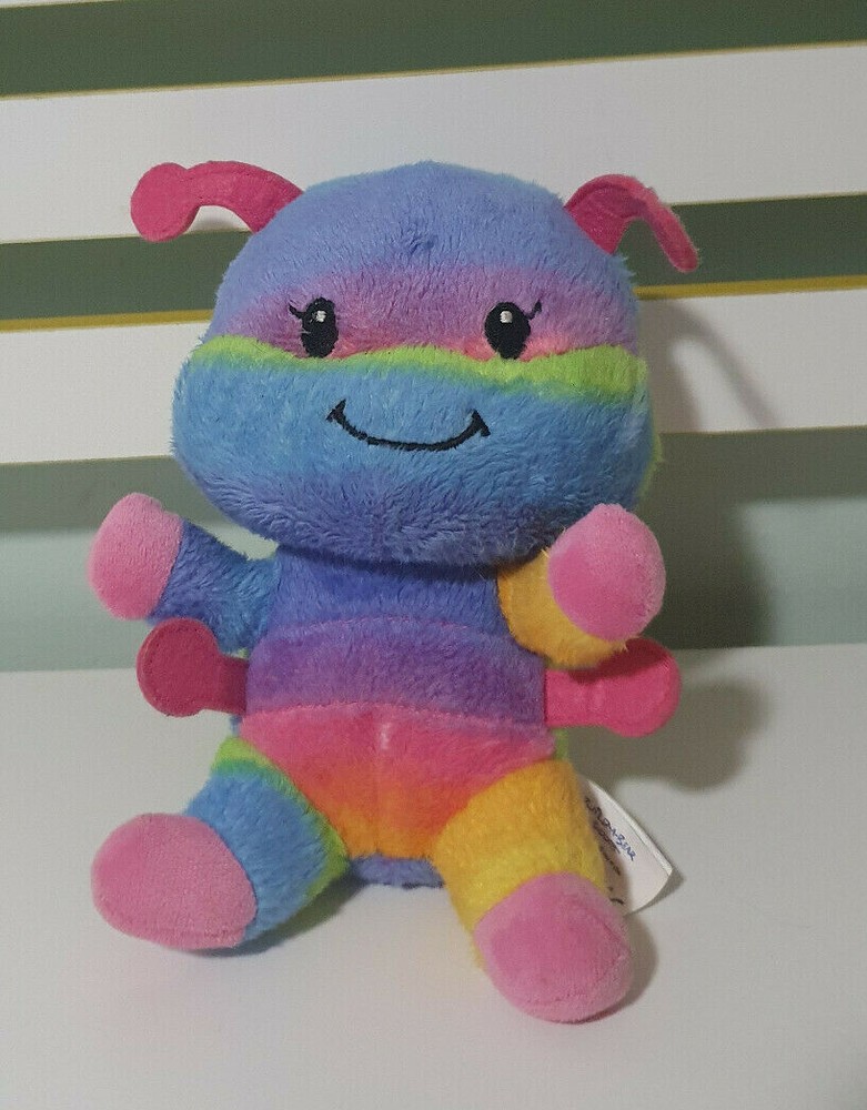 Build a Bear Workshop Buddies Smallfrys Rainbow Wiggles Caterpillar
