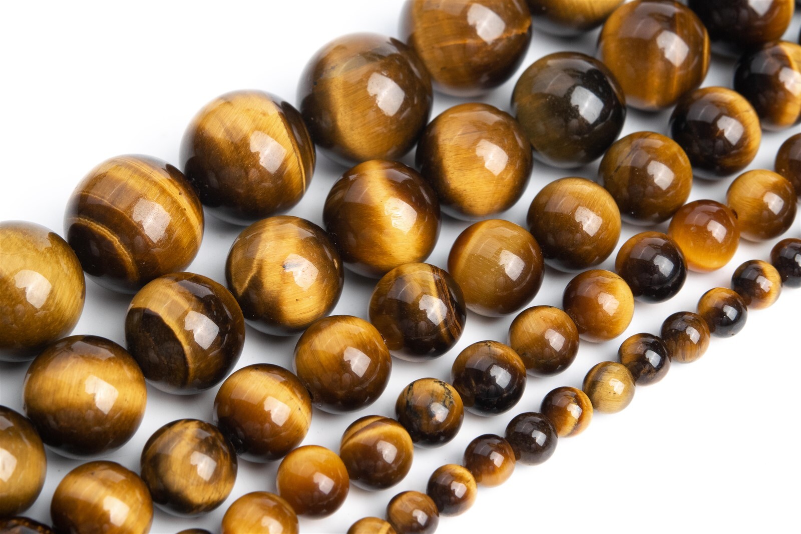 Natural Yellow Tiger Eye Beads Grade AAA Round Loose Beads 4/6/8/10/12MM