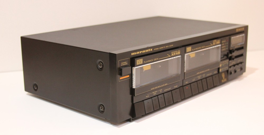 MARANTZ SD -255 Stereo Double Cassette Deck, Hi Speed Syncro Dubbing- TESTED