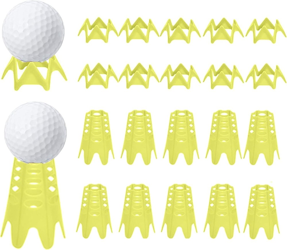 Durable Plastic Golf Tees for Indoor & Outdoor Simulator Practice