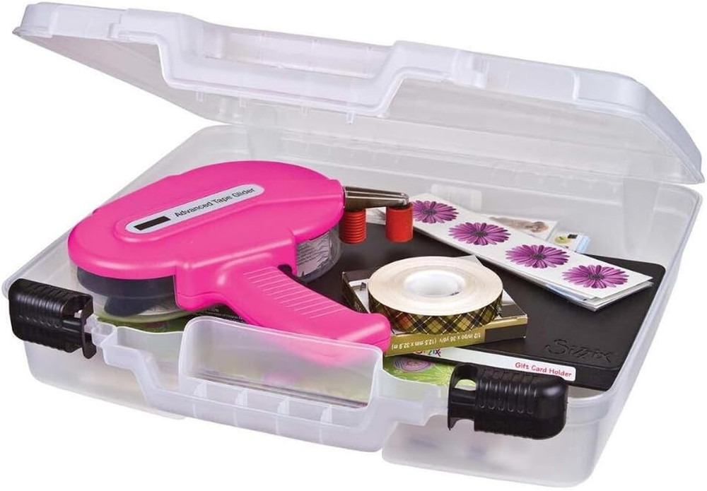 6960AB Quick View Deep Base Carrying Case, Portable Art & Craft Storage Box, 14.