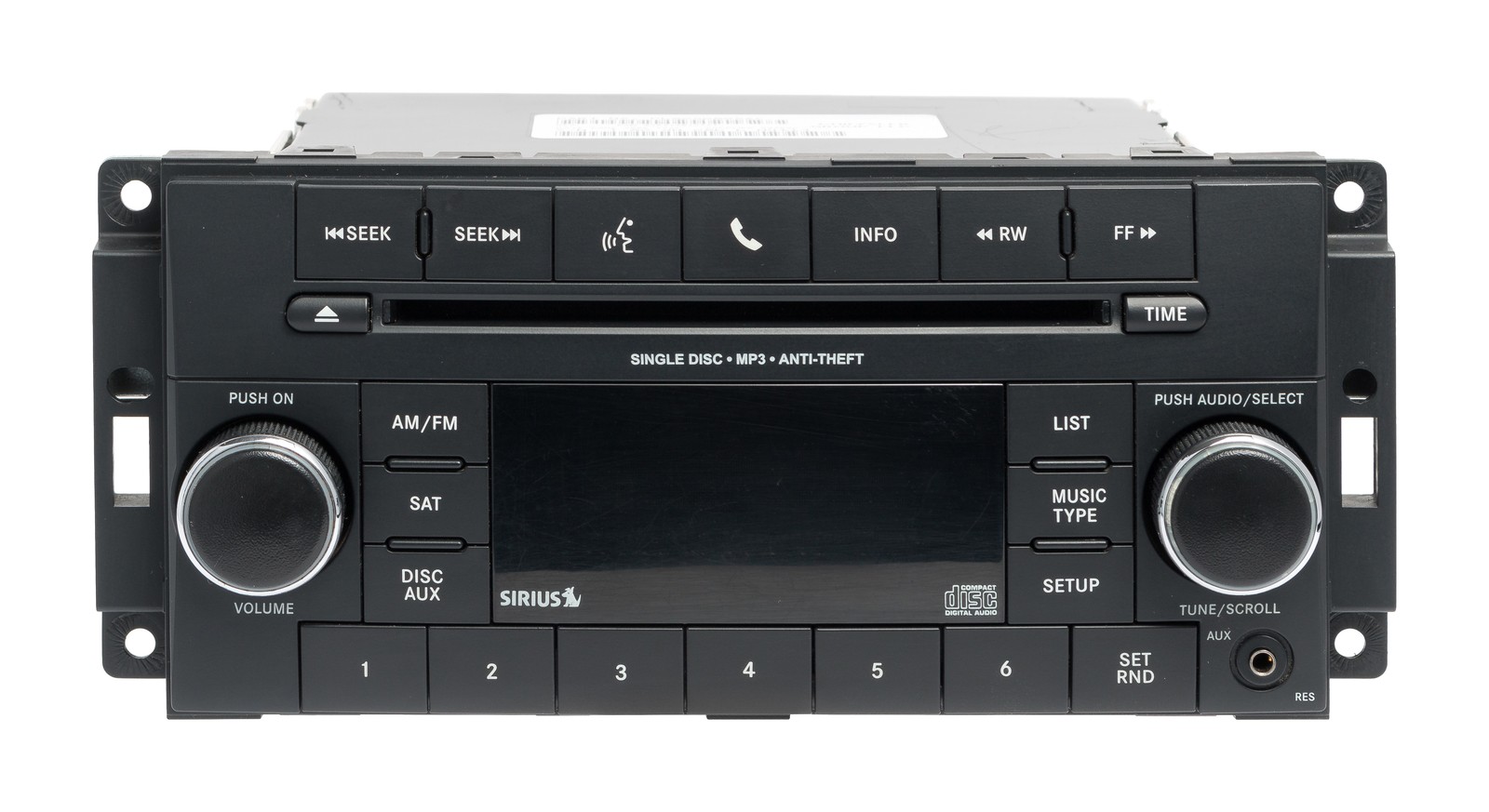 Remanufacture SERVICE for 2018 Jeep Wrangler Radio AM FM CD P68252825AC RES