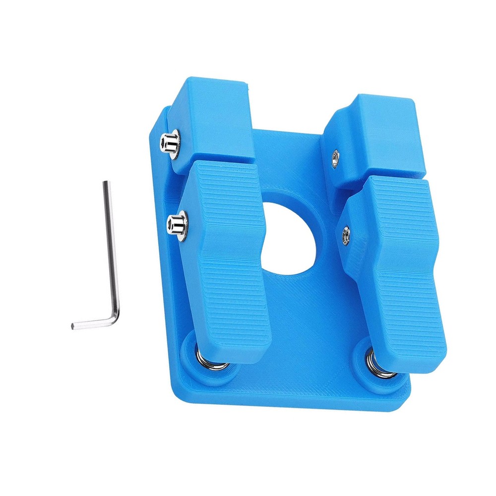 Blue Adjustable Plastic Welding Soldering Station Silicone Wire Clamp Bracket