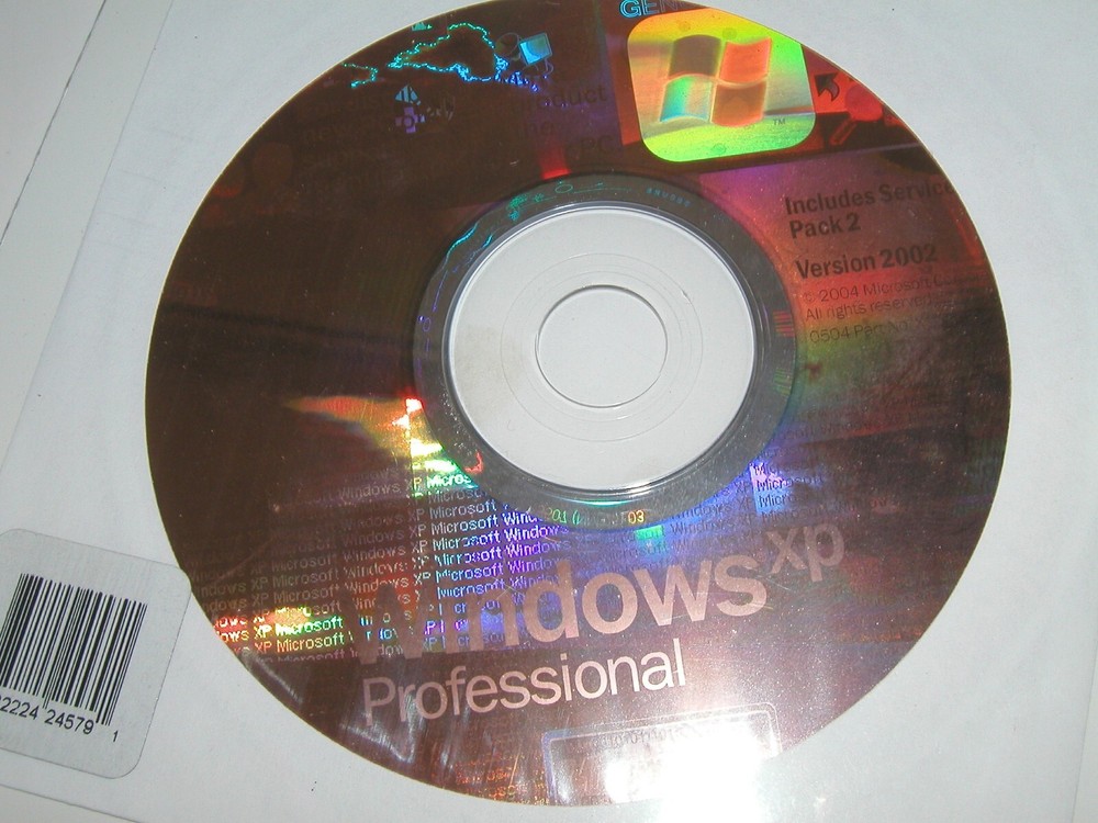Brand MICROSOFT WINDOWS XP PROFESSIONAL FULL VERSION wSP1 SP3 MS WIN P G2U